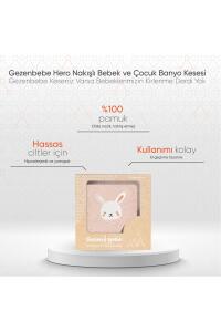 Gezenbebe Hero Nakışlı Bebek ve Çocuk Banyo Kesesi Bunny - 9