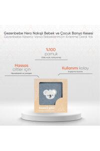 Gezenbebe Hero Nakışlı Bebek ve Çocuk Banyo Kesesi Koala - 3