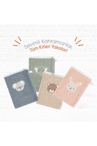 Gezenbebe Hero Nakışlı Bebek ve Çocuk Banyo Kesesi Koala - 4