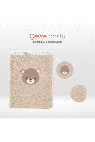 Gezenbebe Hero Nakışlı Bebek ve Çocuk Banyo Kesesi Teddy - 2