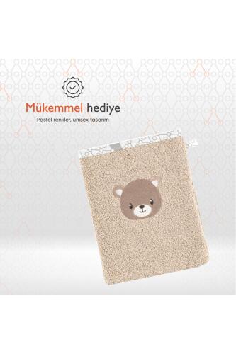 Gezenbebe Hero Nakışlı Bebek ve Çocuk Banyo Kesesi Teddy - 6