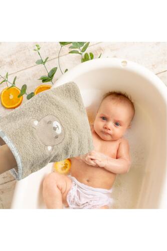 Gezenbebe Hero Nakışlı Bebek ve Çocuk Banyo Kesesi Teddy - 8