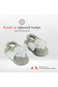 Gezenbebe Hero Nakışlı Havlu Çocuk Terlik Elephant - 3