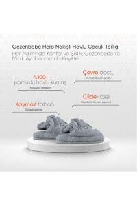 Gezenbebe Hero Nakışlı Havlu Çocuk Terlik Koala - 4