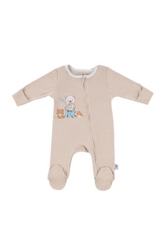 Gezenbebe Hero Uzun Kollu Bebek Tulumu - Teddy - 19