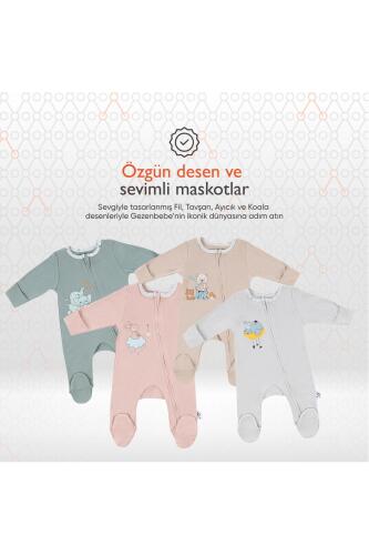 Gezenbebe Hero Uzun Kollu Bebek Tulumu - Elephant - 21