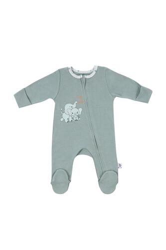 Gezenbebe Hero Uzun Kollu Bebek Tulumu - Elephant - 1