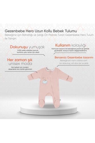 Gezenbebe Hero Uzun Kollu Bebek Tulumu - Bunny - 2