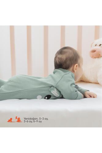 Gezenbebe Hero Uzun Kollu Nakışlı Bebek Tulumu - Elephant - 5