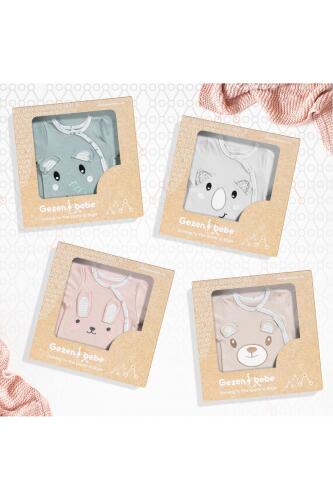 Gezenbebe Hero Uzun Kollu Nakışlı Bebek Tulumu - Elephant - 7