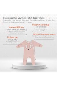 Gezenbebe Hero Uzun Kollu Nakışlı Bebek Tulumu - Bunny - 32