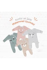 Gezenbebe Hero Uzun Kollu Nakışlı Bebek Tulumu - Bunny - 24