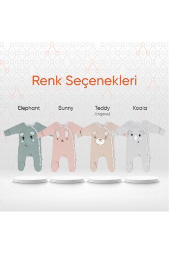 Gezenbebe Hero Uzun Kollu Nakışlı Bebek Tulumu - Bunny - 30