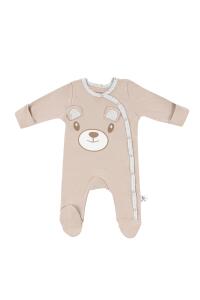 Gezenbebe Hero Uzun Kollu Nakışlı Bebek Tulumu - Teddy - 11