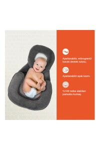 Gezenbebe Homy Taşınabilir Yenidoğan Yatağı Charcoal - 5