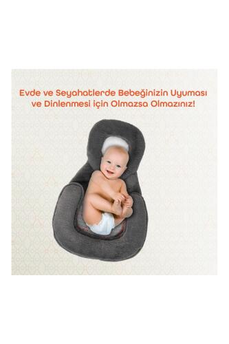 Gezenbebe Homy Taşınabilir Yenidoğan Yatağı Charcoal - 7