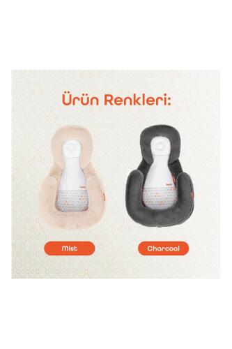 Gezenbebe Homy Taşınabilir Yenidoğan Yatağı Charcoal - 9