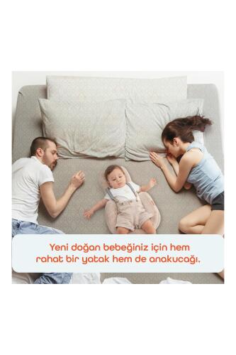 Gezenbebe Homy Taşınabilir Yenidoğan Yatağı Mist - 3