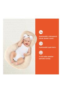 Gezenbebe Homy Taşınabilir Yenidoğan Yatağı Mist - 5