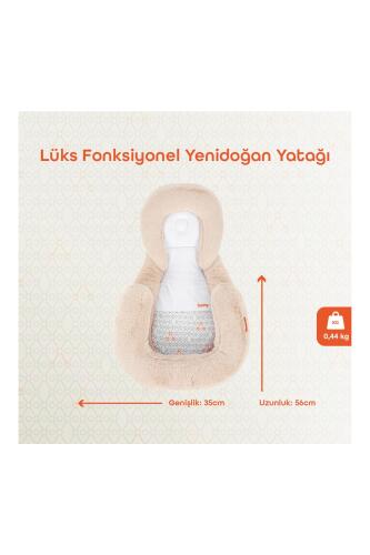 Gezenbebe Homy Taşınabilir Yenidoğan Yatağı Mist - 10