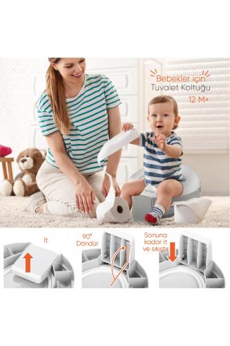 Gezenbebe Katlanabilir Seyahat Çocuk Tuvaleti - 9