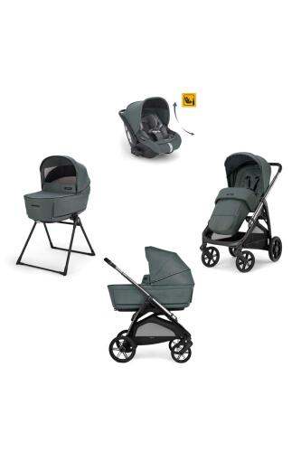 Inglesina Aptica Glam Bebek Arabası & Darwin Recline Ana Kucaklı 4'lü Sistem - Emerald Green - 1
