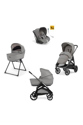 Inglesina Aptica Glam Bebek Arabası & Darwin Recline Ana Kucaklı 4'lü Sistem - Platinum Grey - 1