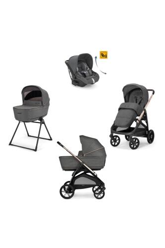 Inglesina Aptica Glam Bebek Arabası & Darwin Recline Ana Kucaklı 4'lü Sistem - Velvet Grey - 6