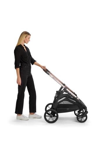 Inglesina Aptica Glam Tek El Tek Hamle ile Katlanıp Açılan Çift Yön Bebek Arabası Ana Kucağı Hediyeli - Platinum Grey - 6