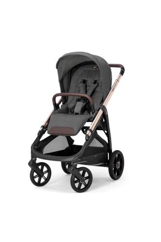 Inglesina Aptica Glam Tek El Tek Hamle ile Katlanıp Açılan Çift Yön Bebek Arabası - Velvet Grey - 2