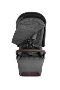 Inglesina Aptica Glam Tek El Tek Hamle ile Katlanıp Açılan Çift Yön Bebek Arabası - Velvet Grey - 5