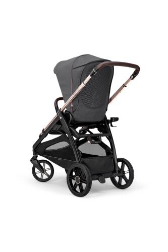 Inglesina Aptica Glam Tek El Tek Hamle ile Katlanıp Açılan Çift Yön Bebek Arabası - Velvet Grey - 6