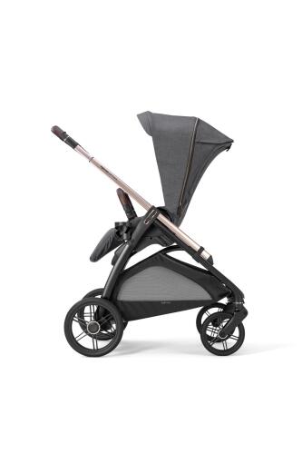 Inglesina Aptica Glam Tek El Tek Hamle ile Katlanıp Açılan Çift Yön Bebek Arabası - Velvet Grey - 8