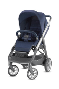 Inglesina Aptica Tek El Tek Hamle ile Katlanıp Açılan Çift Yön Bebek Arabası - Collage Blue - 2