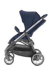 Inglesina Aptica Tek El Tek Hamle ile Katlanıp Açılan Çift Yön Bebek Arabası - Collage Blue - 3