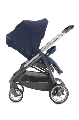 Inglesina Aptica Tek El Tek Hamle ile Katlanıp Açılan Çift Yön Bebek Arabası - Collage Blue - 4