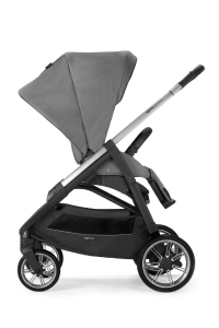 Inglesina Aptica Tek El Tek Hamle ile Katlanıp Açılan Çift Yön Bebek Arabası - Kensington Grey - 4