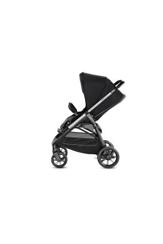 Inglesina Aptica Tek El Tek Hamle ile Katlanıp Açılan Çift Yön Bebek Arabası - Mystic Black - 3