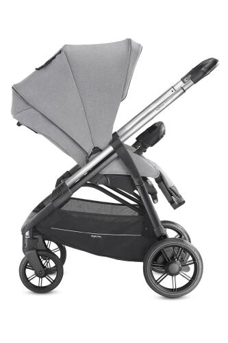 Inglesina Aptica Tek El Tek Hamle ile Katlanıp Açılan Çift Yön Bebek Arabası - Silk Grey - 4