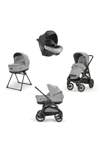 Inglesina Aptica XT Bebek Arabası & Darwin Ana Kucaklı, Portbebeli, Stantlı, 4'lü Sistem - Horizon Grey - 1