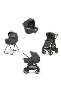 Inglesina Aptica XT Bebek Arabası & Darwin Ana Kucaklı, Portbebeli, Stantlı, 4'lü Sistem - Magnet Grey - 7