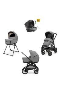 Inglesina Aptica XT Glam Bebek Arabası & Darwin Recline Ana Kucaklı 4'lü Sistem - Canyon Grey - 6