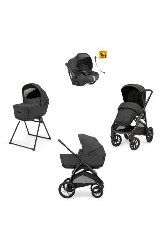 Inglesina Aptica XT Glam Bebek Arabası & Darwin Recline Ana Kucaklı 4'lü Sistem - Magnet Grey - 1