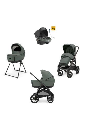Inglesina Aptica XT Glam Bebek Arabası & Darwin Recline Ana Kucaklı 4'lü Sistem - Taiga Green - 6