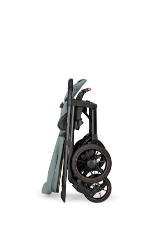 Inglesina Aptica XT Glam Tek El Tek Hamle ile Katlanıp Açılan Çift Yön Bebek Arabası - Igloo Grey - 9