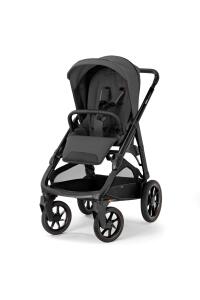 Inglesina Aptica XT Glam Tek El Tek Hamle ile Katlanıp Açılan Çift Yön Bebek Arabası - Magnet Grey - 2