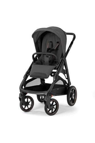 Inglesina Aptica XT Glam Tek El Tek Hamle ile Katlanıp Açılan Çift Yön Bebek Arabası - Magnet Grey - 2