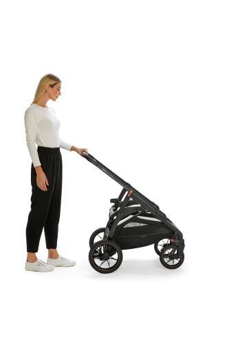 Inglesina Aptica XT Glam Tek El Tek Hamle ile Katlanıp Açılan Çift Yön Bebek Arabası - Magnet Grey - 8