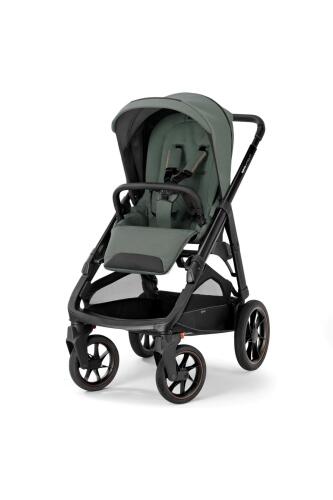 Inglesina Aptica XT Glam Tek El Tek Hamle ile Katlanıp Açılan Çift Yön Bebek Arabası - Taiga Green - 2