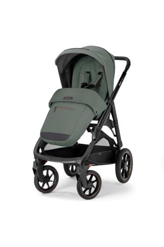 Inglesina Aptica XT Glam Tek El Tek Hamle ile Katlanıp Açılan Çift Yön Bebek Arabası - Taiga Green - 3